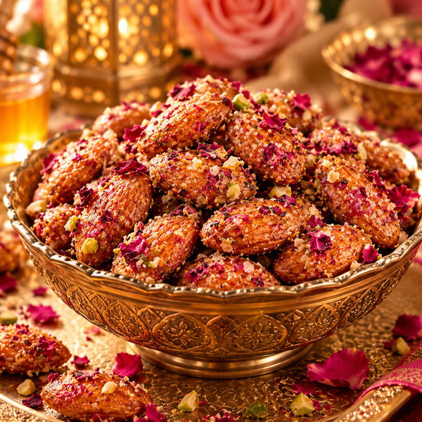 Honey Rose Petal Almonds